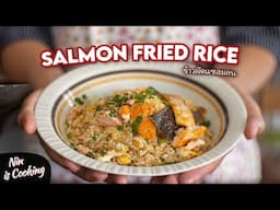 Salmon Fried Rice | EASY & DELICIOUS 🤤✨