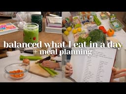 what I eat in a day! recipes + realistic & balanced meals