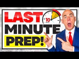 LAST-MINUTE INTERVIEW PREP! (How to PREPARE for a JOB INTERVIEW in LESS THAN 10 MINUTES!) 100% PASS!