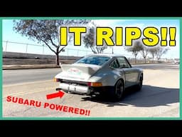 FIRST DRIVE! Subaru Swapped EZ30R Powered Porsche 911 - 3 Years of Work!