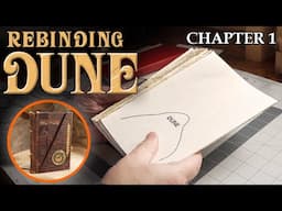 Rebinding DUNE - Part 1 - Disassembling A Vintage Book: Paper Repair & Resewing