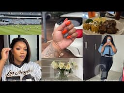 Vlog : Getting Back Into The Swing Of Things | Grocery Shopping | New Nails | Galavanting w/m Man