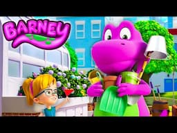 Building Sandcastles With Vivi! | Meet Barney | Kids Cartoon!