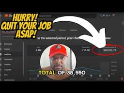 Passive Income Faceless Youtube Channels pay $38K/month, would you quit your job?!?