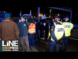 Les agriculteurs en colère aux portes de Paris / Vélizy-Villacoublay (78) - France 17 novembre 2024