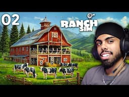 I BUILD A BARN FOR MY ANIMALS BUT | RANCH SIMULATOR #2