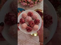 "ROSE LADDOO" (FESTIVE SPECIAL) Sweet way to celebrate your festive season. Short and sweet recipe.