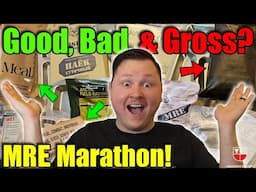 TOP 10 Best & Worst Military Rations of 2024 (MRE) 🤯 Taste Test Review Highlight Marathon