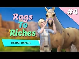 MOVING ALL OUR HORSES: SIMS 4 RAGS TO RICHES - Horse Edition Episode #4 | Pinehaven