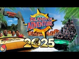 Universal Islands of Adventure RIDES & ATTRACTIONS 2025 | Universal Orlando Resort