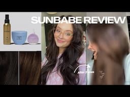 Sunbabe hair lightener on dark hair / review after 3 uses 👀