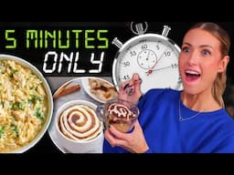 I tried VIRAL 5 MINUTE RECIPES off TIKTOK & INSTAGRAM *is anything worth making??