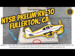 NTSB Prelim RV-10 Fullerton Fatal Crash 2 Jan