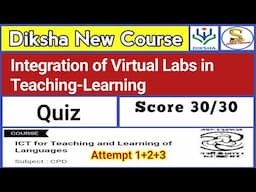 ICT for teaching and learning of languages quiz answers | CIET NCERT Training Quiz Answers