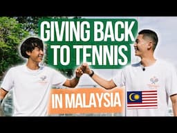 I Taught Kids How to Play TENNIS in Malaysia