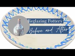 Reglazing to the rescue-3 pottery pieces get a new look!