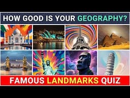 Are You Geography Master? 🗽✅🗿 Guess The Landmarks Quiz