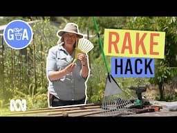 Easy Rake Trick to Save Your Back | Gardening Hacks | Gardening Australia