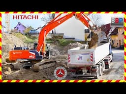 Hitachi ZX250-7 & Mercedes-Benz Sattelkipper, Waiblingen, 2024. #hitachiexcavator