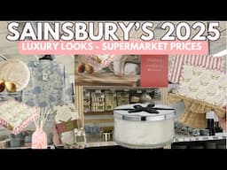 Sainsbury's Did It AGAIN!  Must Have Designer DUPES + Sanderson Collab | Spring 2025 Finds