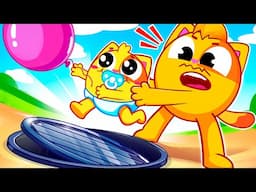 Don't Play On The Manhole Cover | Safety Rules | Funny Song For Baby & Nursery Rhymes by Toddler Zoo