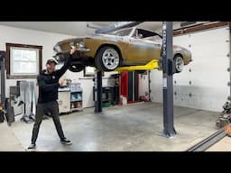 HUGE GARAGE UPGRADES! Car Lift Installed In The New Shop