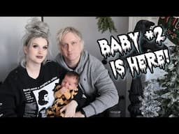 BABY NO. 2 IS HERE!! Birth Vlog + Announcement!!