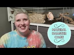 NATURAL HAMSTER CAGE PART 4 | FINISHED CAGE TOUR