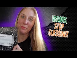 Why Vegans NEED To Track To See Progress