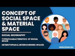 Concept of Social Space & Material Space in Geography | Social Geography