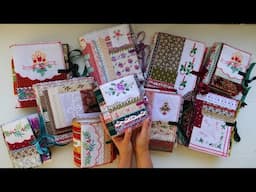 ✿ Christmas junk journals | softcover felt journals ✿