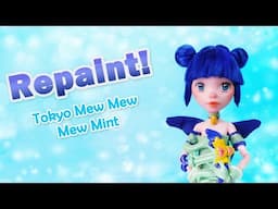 Doll Repaint! Tokyo Mew Mew, Mew Mint Monster High Doll Custom