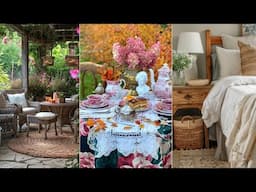 Rustic Serenity: Discover Timeless Cottage Decor Inspiration and Rustic Elegance🌸🌿