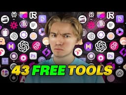 43 FREE Ai Tools For Content Creators (yes they're actually free)