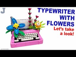 LEGO Creator 2025 Typewriter With Flowers 31169 Unboxing, Tour, & Review