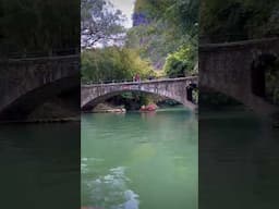 Beautiful boat ride in Chinese cave 🇨🇳