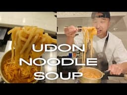 Quick and Easy Udon Noodle Soup Recipe 🍜👨🏻‍🍳🔥 ft. My friends