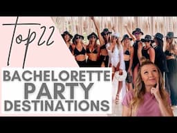 Top 22 Bachelorette Party Destination Ideas for 2022 and 2023 | Bachelorette Itinerary Ideas