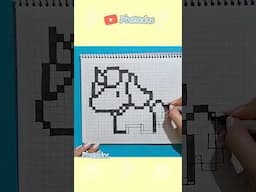 DIBUJO DE UNICORNIO en PIXEL ART - PIXELADOS