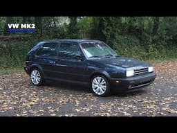 Vw Golf Mk2 with original vw hubcaps 2024