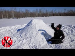 Winter Survival Shelter Walk-through (Quinzee)