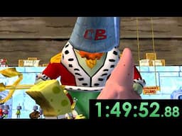 I tried speedrunning The SpongeBob Movie Game and broke it constantly