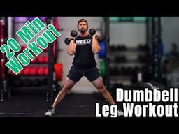 Dumbbell Legs Workout - 20 Min - Perfect for Beginners