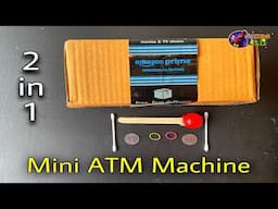 How to Make Mini ATM Machine with Cardboard | Cash Deposit Machine DIY