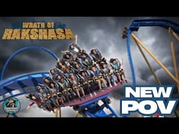 Wrath of Rakshasa NEW Animated POV - Six Flags Great America's New For 2025 Roller Coaster!