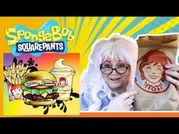 Krabby Patty Kollab Meal Wendy's Pineapple Frosty Granny McDonald's Taste Test