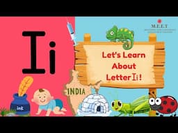 Letter Ii video for Kindergarten | let's learn the alphabet| Phonics letter Ii upper case lower case