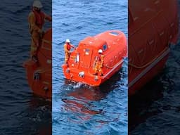 LifeBoat 💫 #merchantnavy #navy #lifeboat #sea