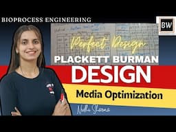 PLACKETT BURMAN DESIGN | MEDIA OPTIMIZATION | BIOPROCESS ENGINEERING #bioprocessengineering