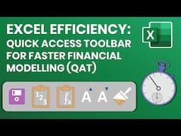 Excel tips and tricks | Efficiency using Quick Access Toolbar inc. VBA | Microsoft Excel Tutorial